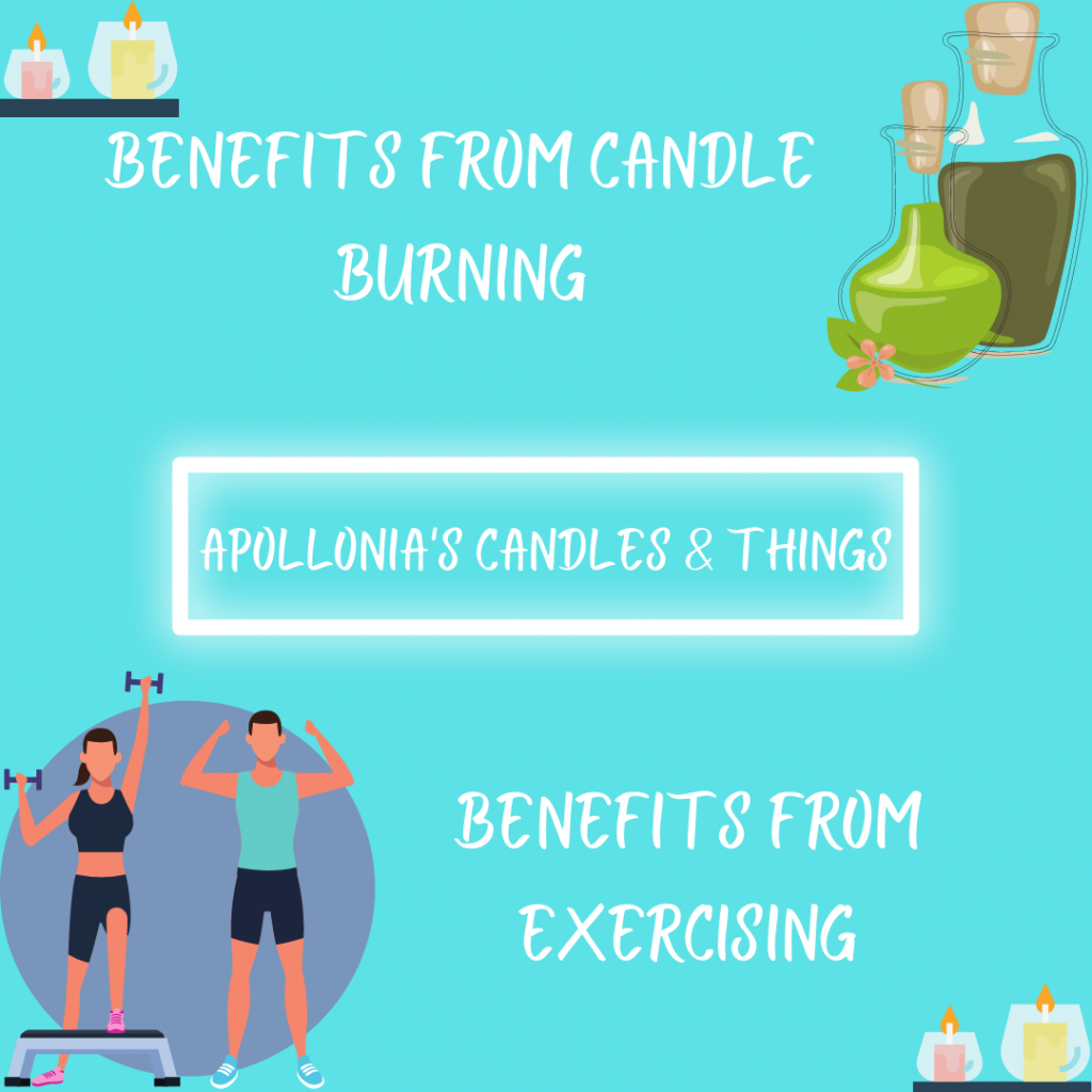 exercising & candle